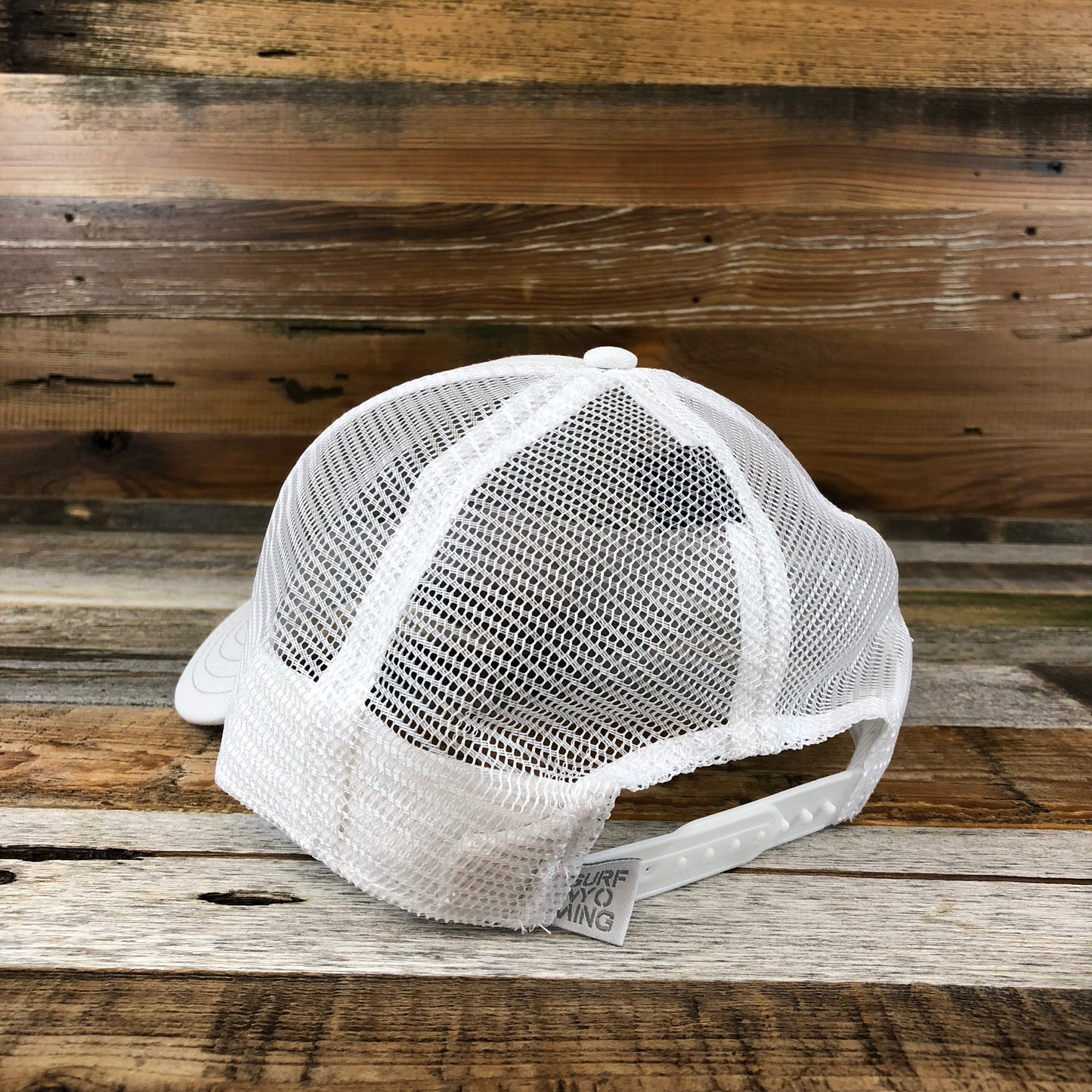 Surf Wyoming® Flag Bison Trucker - The Whiteout