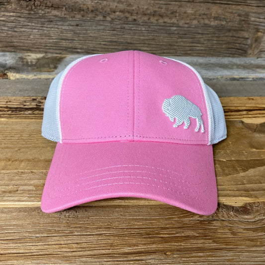 Surf Wyoming® First Park Bison Trucker - Pink