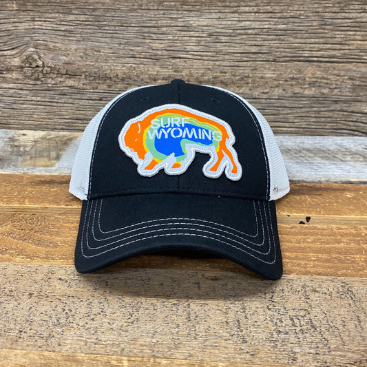 Surf Wyoming-Prismatic Bison Hat - Black-