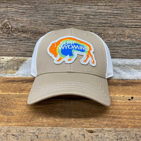 Surf Wyoming-Prismatic Bison Hat - Khaki-