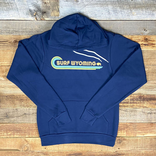 Surf Wyoming® Bison Lineup Hoodie - Navy