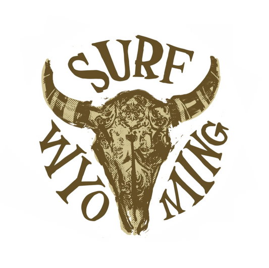 Surf Wyoming-Surf Wyoming® Splash Bison Sticker-