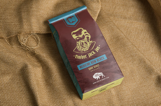 Surf Wyoming-Timber Jack Joe Coffee - Medicine Bow Black, Dark Roast, Ground-