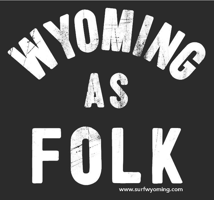Surf Wyoming-Surf Wyoming® "Wyoming as Folk" Sticker-
