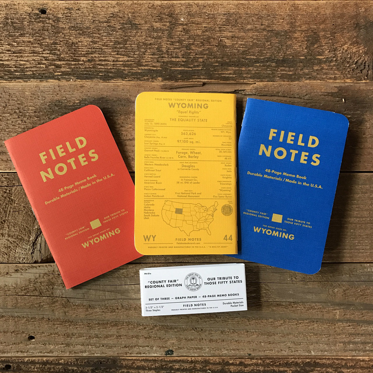 Surf Wyoming-Wyoming County Fair - Field Notes - 3-Pak-