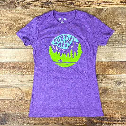 Women's Surf Wyoming® First Park 3.0 Tee - Purple Rush