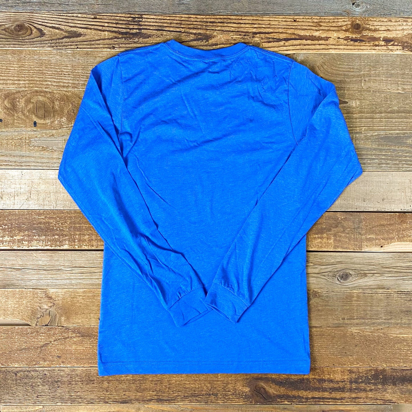 Surf Wyoming® Peak Bison Long Sleeve - Lake Blue