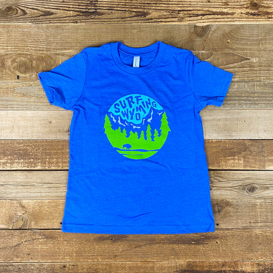 Youth Surf Wyoming® First Park 3.0 Tee - Heather Royal
