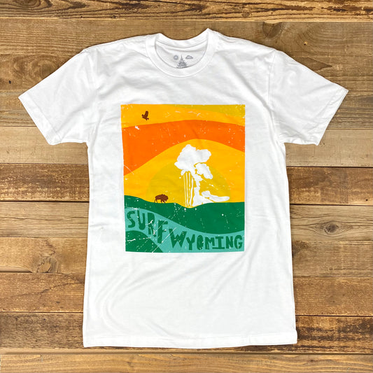 Men's Surf Wyoming® Steamin' Tee - White